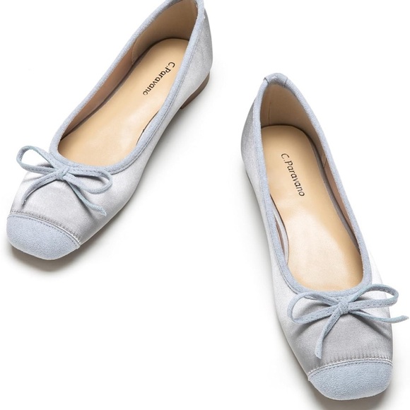 C.Paravano Women's Flats with Bowknot | Casual Slip On Dress Shoes - Picture 1 of 8